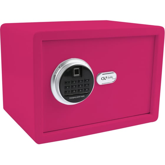 Χρηματοκιβώτιο Olympia GOSafe 2.0 120FP GRE 16L με Δαχτυλικό Αποτύπωμα 25x35x25 cm - Ροζ image 0
