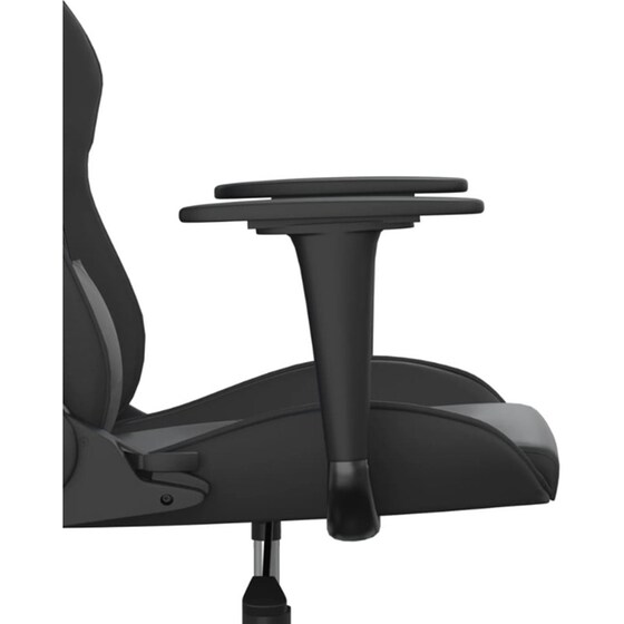 Καρέκλα Gaming VIDAXL 345407 με Ρυθμιζόμενα Μπράτσα από Τεχνητό Δέρμα - Μαύρη image 7
