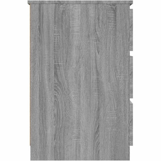 Γραφείο VidaXL από Επεξεργασμένο Ξύλο 140x50x77 cm - Γκρι Sonoma image 3