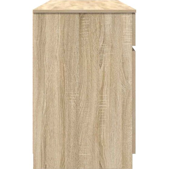 Γραφείο VidaXL από Επεξεργασμένο Ξύλο 140x49x76 cm - Sonoma Δρυς image 3
