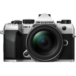 Φωτογραφική Μηχανή Mirrorless Olympus OM-5 Mark II & Φακός M.Zuiko Digital 12-45mm F4 PRO - Silver