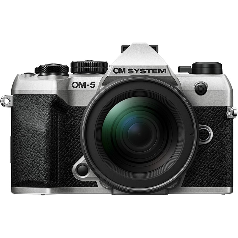 Φωτογραφική Μηχανή Mirrorless Olympus OM-5 Mark II Φακός M.Zuiko Digital 12-45mm F4 PRO - Silver