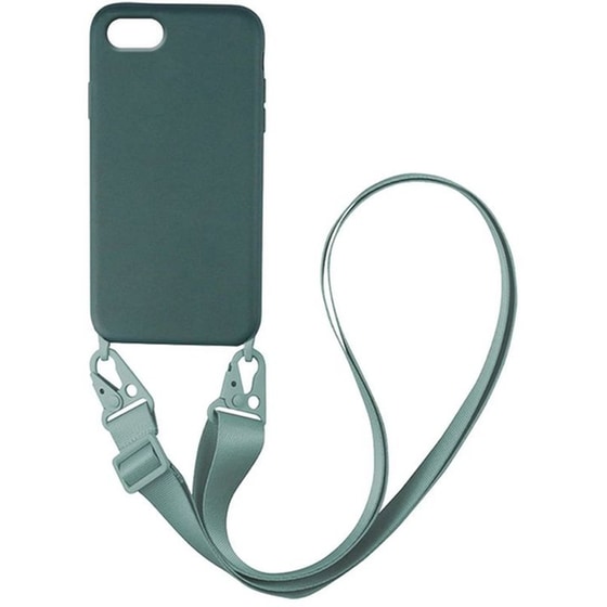 Θήκη Apple iPhone 6/iPhone 6S - Sonique Carryhang Liquid Silicone Strap - Πράσινο image 0