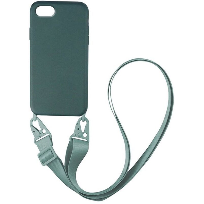 Θήκη Apple iPhone 6/iPhone 6S - Sonique Carryhang Liquid Silicone Strap - Πράσινο