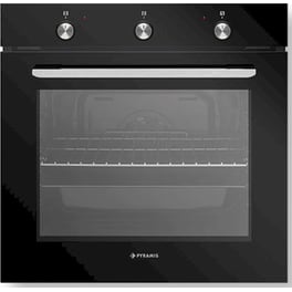 PYRAMIS PO78031008PBL 78 Lt Μαύρο Εντοιχιζόμενος Φούρνος Άνω Πάγκου