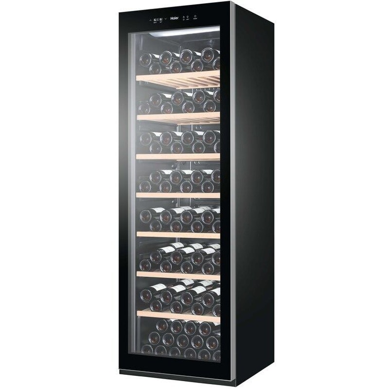 HAIER HWS188GAE για 188 Μπουκάλια Μαύρο Συντηρητής Κρασιών