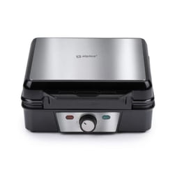 ALPINA Waffle Maker 1200 W 4 Θέσεων Ασημί Βαφλιέρα