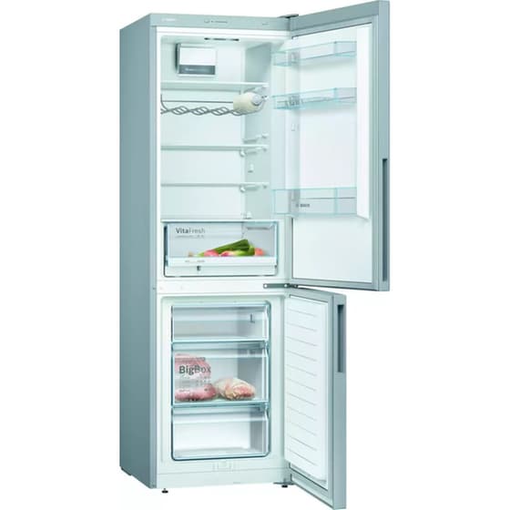 BOSCH KGV36VLEAS Low Frost 308 Lt Metal Look Ψυγειοκαταψύκτης image 2