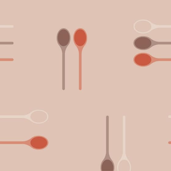 CHIC MIC Χαρτοπετσέτες Μπαμπού - Spoon Pattern (20 Τεμάχια) image 0