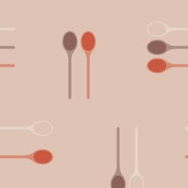 CHIC MIC Χαρτοπετσέτες Μπαμπού - Spoon Pattern (20 Τεμάχια)