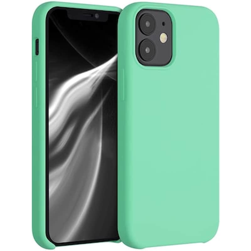 KWMOBILE Θήκη Apple iPhone 12 Mini - Kwmobile Soft Flexible Rubber Protective Cover - Peppermint Green