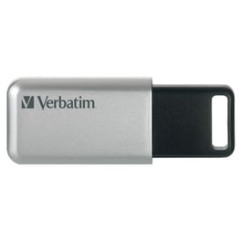Verbatim Secure Pro 64GB USB 3.0 Stick Ασημί