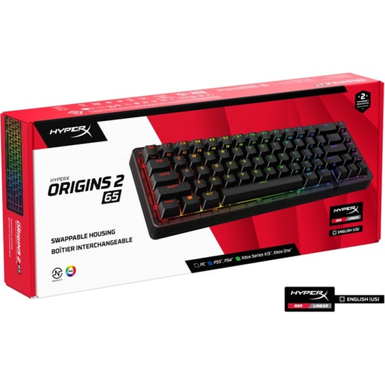 HyperX Origins 2 65 Gaming Πληκτρολόγιο - Black image 2