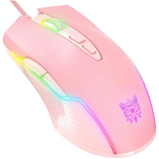 Onikuma CW905  Gaming Ενσύρματo Ποντίκι RGB - Ροζ image 1