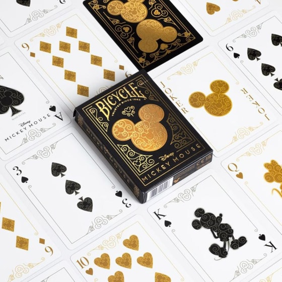 Τράπουλα Bicycle - Disney Mickey Mouse Black & Gold image 1