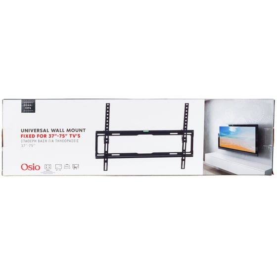 Βάση Τηλεόρασης Επιτοίχια Osio OSMA-1372 με Κλίση 37″ - 75″ έως 45kg image 3
