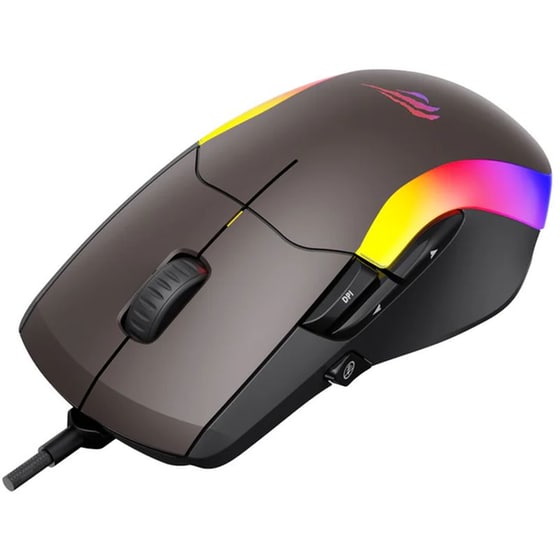 Gaming Ενσύρματο Ποντίκι Havit MS959S RGB 12000 DPI - Καφέ image 2