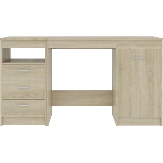 Γραφείο Μελέτης VidaXL από Μοριοσανίδα 140x50x76cm - Μπεζ image 2