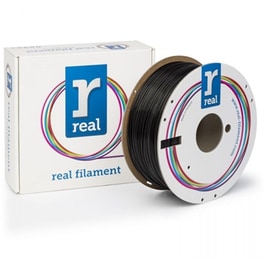 REAL FILAMENTS νήμα 3D εκτυπωτή PLA Matte - 1kg 1.75mm - Μαύρο