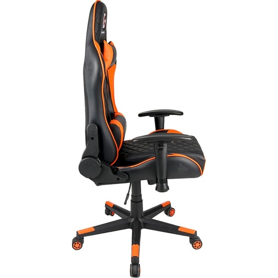Gaming Καρέκλα Gembird GC-03-BO από Τεχνητό Δέρμα - Μαύρο/ Πορτοκαλί image 2