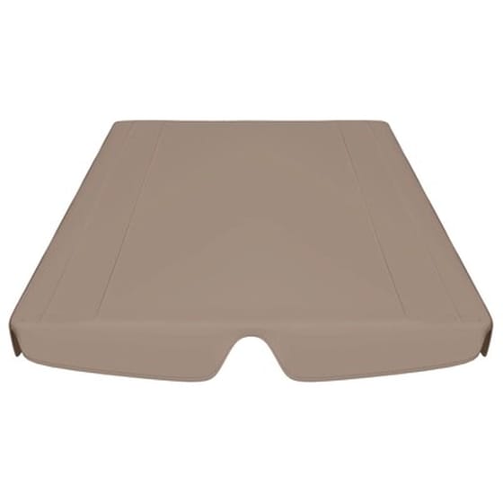 Vidaxl Πανί Ανταλλακτικό Για Κούνια Κήπου Taupe 188/168 X 110/145 Εκ. image 4