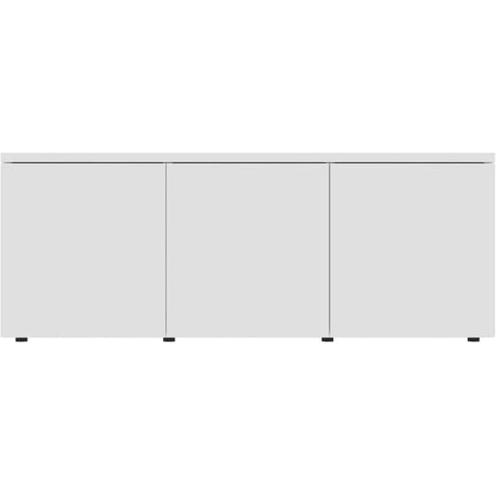 Έπιπλο Τηλεόρασης VidaXL από Μοριοσανίδα 80x34x30cm - Λευκό image 3