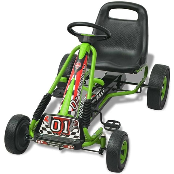 Παιδικό Go Kart με πετάλια Vidaxl Πράσινο image 2