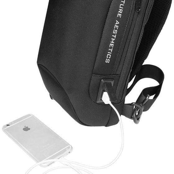 Τσάντα με θήκη για Laptop Bange 22085 9.7" Αδιάβροχη - Μαύρο image 5