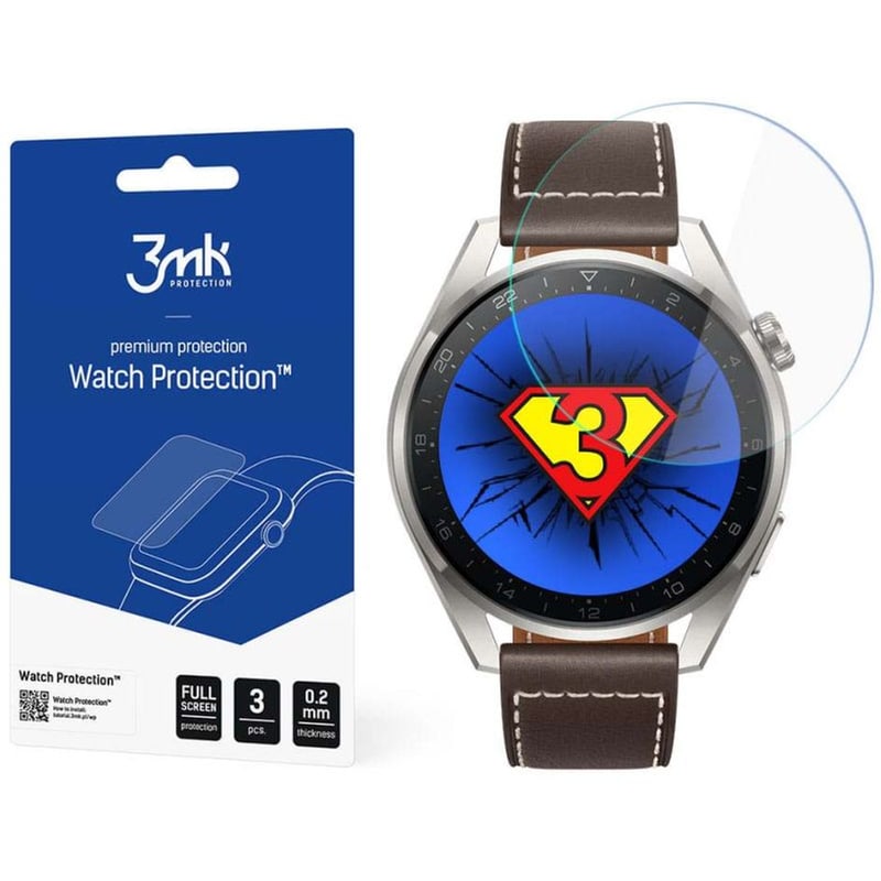 3MK Προστασία Οθόνης 3MK Watch Protection για Huawei Watch 3 Pro (3τμχ)