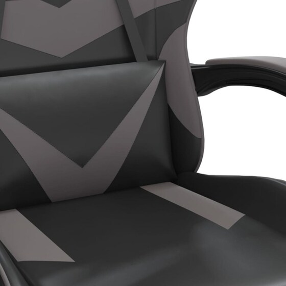 Καρέκλα Gaming VIDAXL 3143846 από Τεχνητό Δέρμα - Γκρι image 4