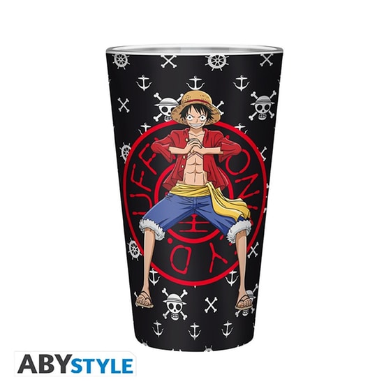 Ποτήρι ABYstyle One Piece Γυάλινο 400 ml - Luffy image 1
