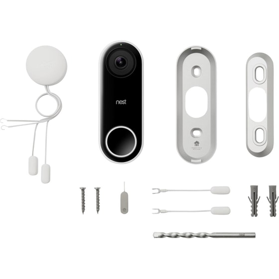 Κουδούνι Πόρτας Google Nest Doorbell Wired με Κάμερα - Μαύρο/Λευκό image 4