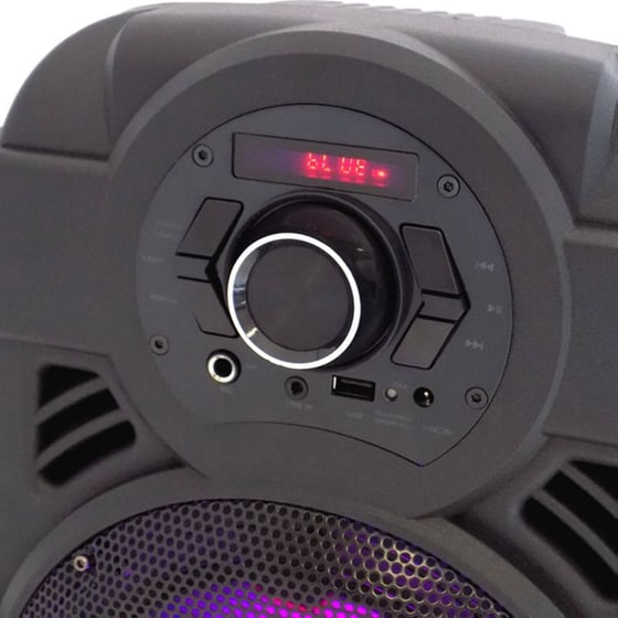 Party Speaker Akai ABTS-808L 10W Karaoke με Ασύρματo Μικρόφωνo - Μαύρο image 11