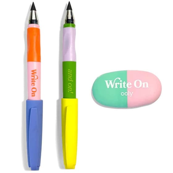 Μολύβια Ooly & Γόμα Write On (3 Τεμάχια) image 2
