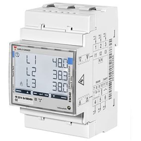 Τριφασικός Μετρητής Ρεύματος EM340 Wallbox - Γκρι image 0