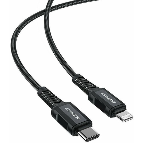 Καλώδιο Σύνδεσης Acefast C4-01 Usb-c Σε Lightning Braided 3.0a 30w Apple Certified Mfi 1.8m. Μαύρο image 3