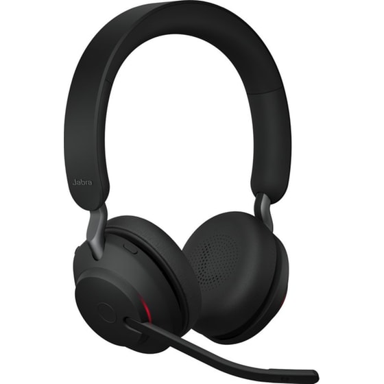 Ακουστικά Headset Jabra Evolve2 65 Ms Duo με Link 380a και Φορτιστή - Μαύρο image 1