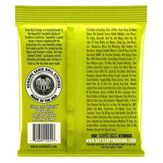 Σετ 6 Χορδές Ηλεκτρικής Κιθάρας Ernie Ball Rock N' Roll Regular Slinky 010-046 image 2