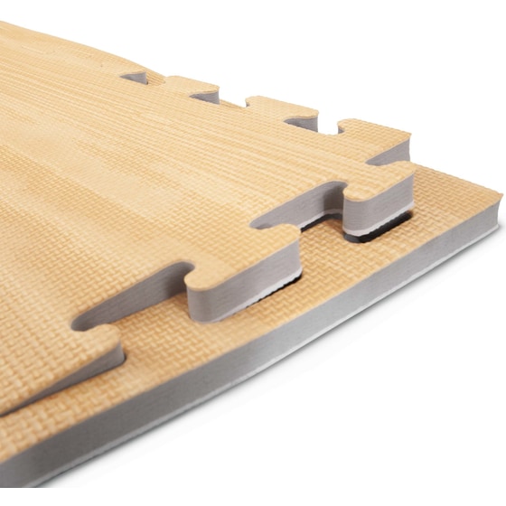 Δάπεδο Γυμναστικής Amila 36611 από EVA 100x100x2 cm - Μπεζ/ Γκρι image 2