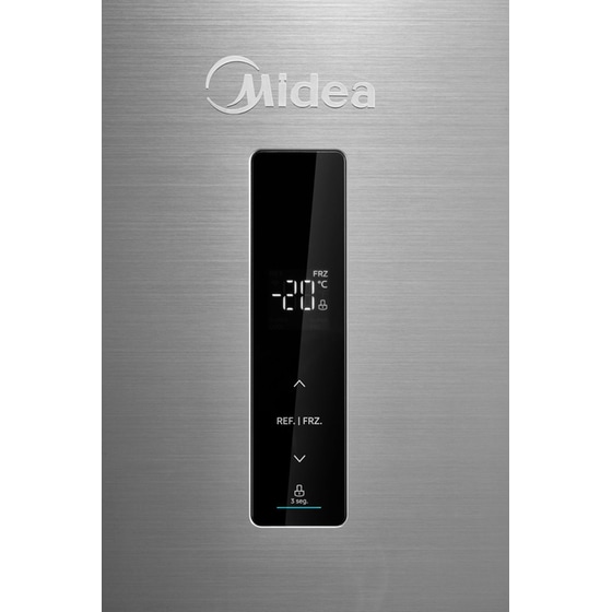 MIDEA MDRB593FGE46 No Frost 435 Lt Inox Ψυγειοκαταψύκτης image 2
