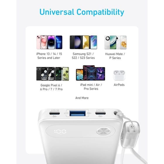Powerbank Anker 10.000mAh - Μαύρο image 4