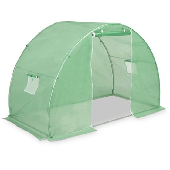 Vidaxl Θερμοκήπιο 4,5 Μ² 300 X 150 X 200 Εκ. Με Βάση Από Χάλυβα image 4