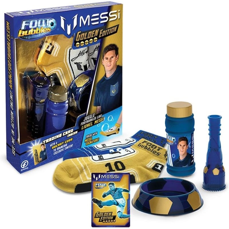 Foot Bubbles Σετ με Φούσκες Golden Edition Messi