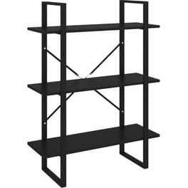 Βιβλιοθήκη VidaXL από Μέταλλο 80x30x105 cm - Μαύρο
