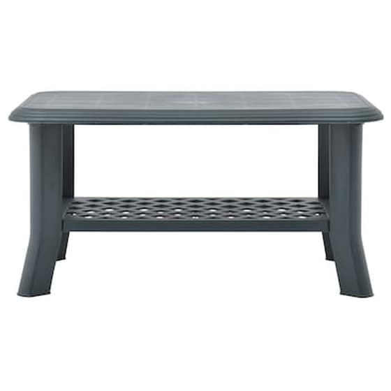 Τραπεζάκι Σαλονιού VidaXL από Πλαστικό 90x60x46cm - Πράσινο image 2