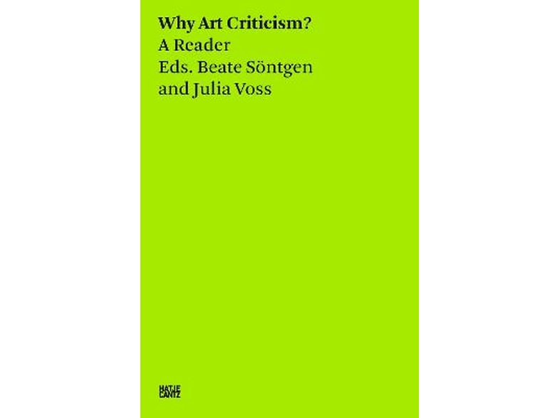 Why Art Criticism? A Reader