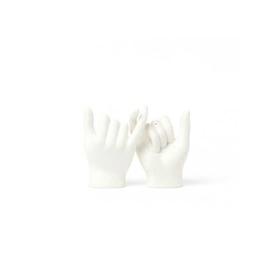 Αλατοπίπερο DOIY Pinky Swear Shakers - Λευκό image 1