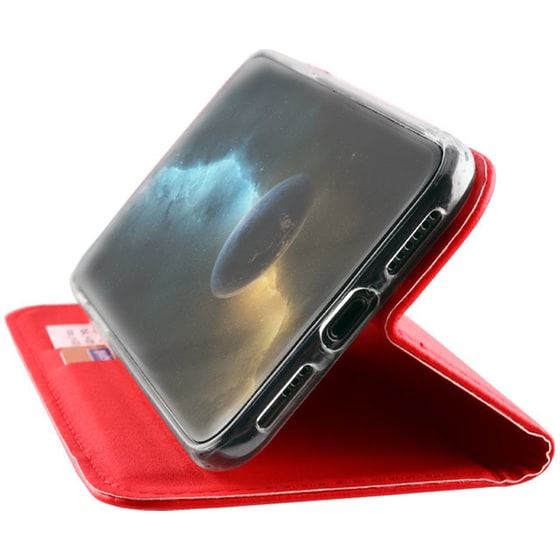 Θήκη Apple iPhone 11 Pro - Volte-tel Pocket Magnet Book Stand - Red image 1