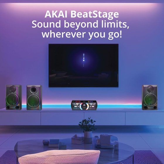 Ηχοσύστημα Akai Trinitone 3.1 180W - Μαύρο image 4