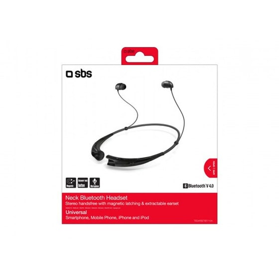 Handsfree SBS BT710 Neck Bluetooth Earset Μαύρο image 1